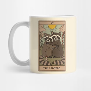 The Lovers - Raccoons Tarot Mug